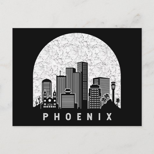Carte Postale Phoenix Arizona Skyline (Devant)