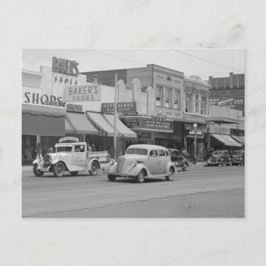 Carte Postale Phoenix, Arizona, Street Scene 1940 (Devant)