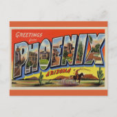 Carte postale Phoenix Arizona vintage (Devant)