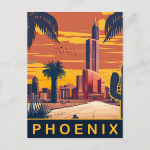 Carte Postale Phoenix, Arizona, Voyage