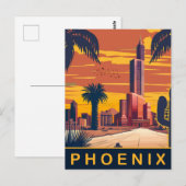 Carte Postale Phoenix, Arizona, Voyage (Devant / Derrière)