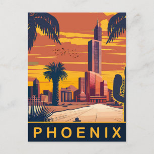 Carte Postale Phoenix, Arizona, Voyage