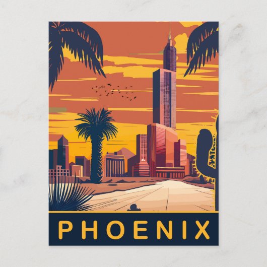 Carte Postale Phoenix, Arizona, Voyage (Devant)