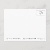 Carte Postale Phoenix au chocolat (Dos)