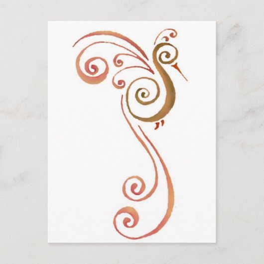 Carte Postale Phoenix au repos (Devant)