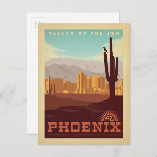 Carte Postale Phoenix, AZ (Devant / Derrière)