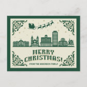 Carte postale Phoenix, AZ Skyline Christmas Holida (Devant)