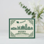 Carte postale Phoenix, AZ Skyline Christmas Holida (Debout devant)