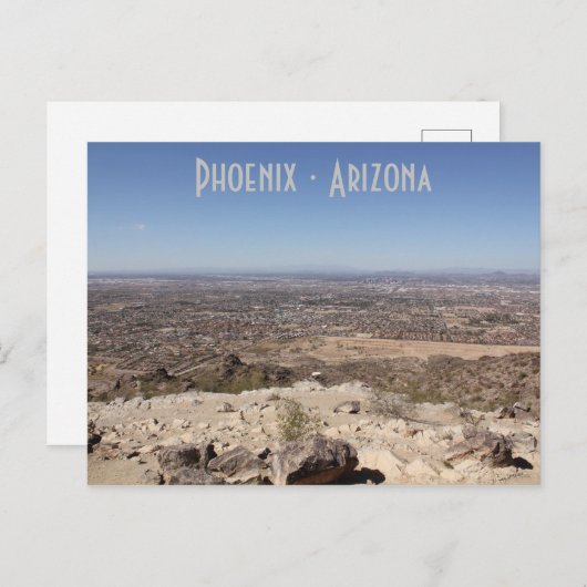Carte postale Phoenix Cityscape (Devant / Derrière)