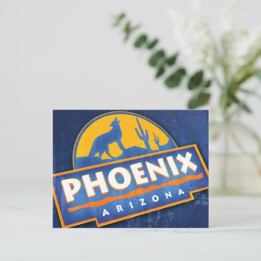Carte postale Phoenix Coyote (Debout devant)
