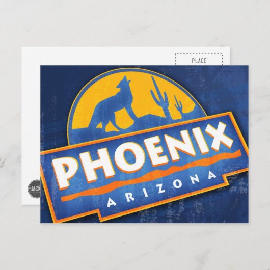 Carte postale Phoenix Coyote (Devant / Derrière)