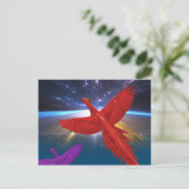 Carte Postale Phoenix Dans L'Espace (Debout devant)