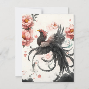 Carte postale Phoenix de Corée vintage