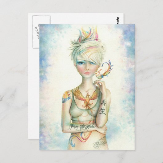 Carte Postale "Phoenix" De Scot Howden (Devant / Derrière)