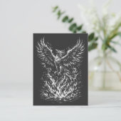Carte Postale Phoenix renaissant des flammes par BurnsInHell (Debout devant)