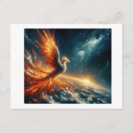 Carte Postale Phoenix Rising, (Devant)