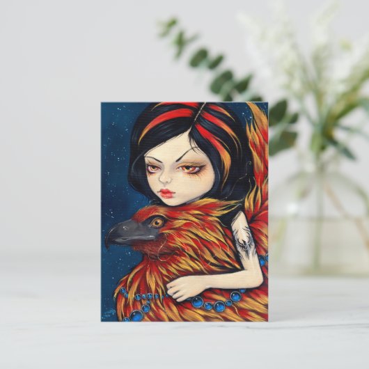 Carte postale "Phoenix Tattoo" (Debout devant)