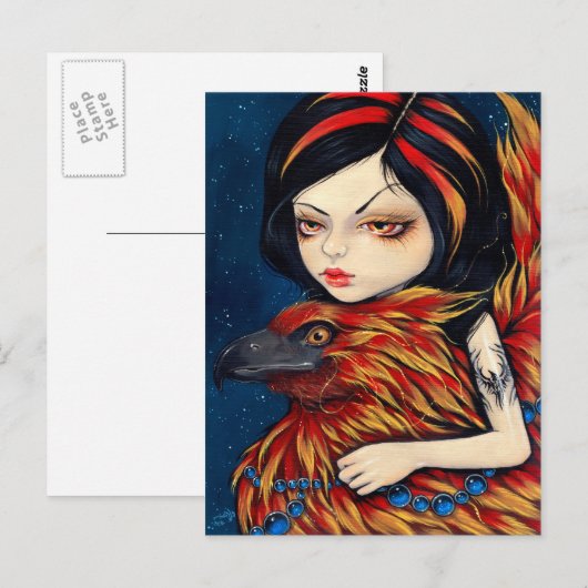 Carte postale "Phoenix Tattoo" (Devant / Derrière)