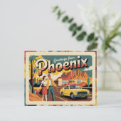 Carte postale Phoenix vintage | Salut de Phoenix (Debout devant)