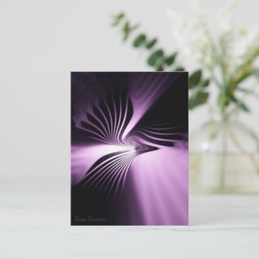 Carte Postale Phoenix violet (Debout devant)