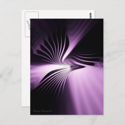 Carte Postale Phoenix violet (Devant / Derrière)