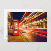 Carte Postale phonebooth de Londres (Devant / Derrière)