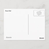 Carte Postale Phoque à la plage (Dos)