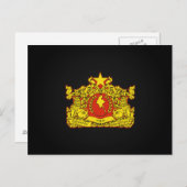 Carte Postale Phoque d'État birman (Myanmar) (Devant / Derrière)