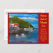 Carte Postale Phoques à Telegraph Cove, C.-B. Canada. (Devant / Derrière)