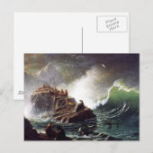 Carte Postale Phoques sur les Rochers, Îles Fallon - Bierstadt (Devant / Derrière)