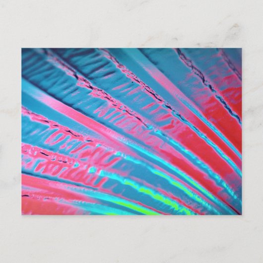 Carte Postale phosphorescence colorée (Devant)