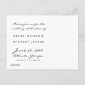 Carte postale photo 02 pour sauvegarde de date (Dos)