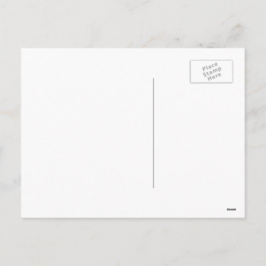 Carte postale photo à rayures rustiques bleu/gris (Dos)