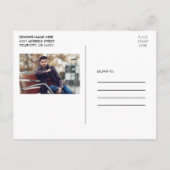 Carte postale photo Actor Model 2 - Wht (Dos)