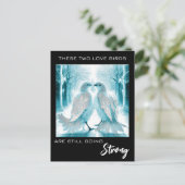 Carte Postale *~* PHOTO Anniversaire AP54 Oiseaux de l'Amour Abs (Debout devant)