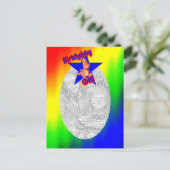 Carte postale Photo Anniversaire Dinosaur (Debout devant)