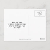 Carte postale Photo Anniversaire Dinosaur (Dos)