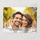 Carte Postale Photo aquarelle du Cap pour save the date (Dos)