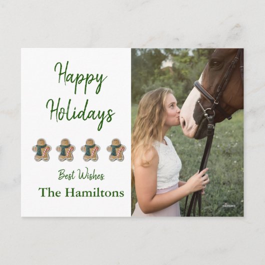 Carte postale photo avec pain d'épices (Devant)