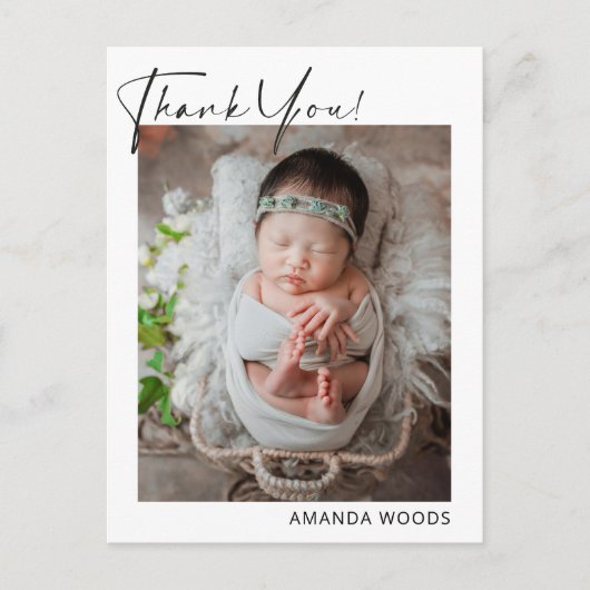 Carte postale photo bébé neutre (Devant)