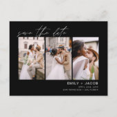 Carte postale photo Black Save the Date 3 (Devant)