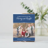 Carte postale photo Blue Simply Chic Holiday (Debout devant)