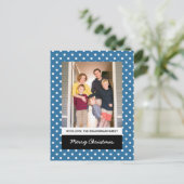 Carte postale photo Blue Sweet Polka Dot (Debout devant)