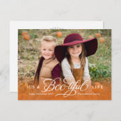 Carte postale photo Boo-tiful Life Halloween (Devant / Derrière)