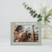 Carte Postale Photo BUDGET Changement de plan Enregistrer la dat (Debout devant)