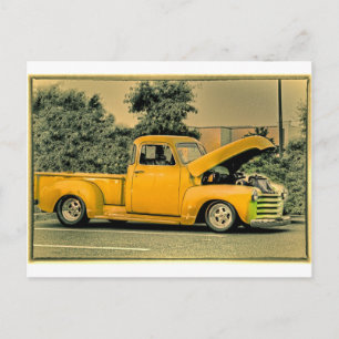 Carte Postale Photo Camion Photos Vintage Vieux Classique T Chem