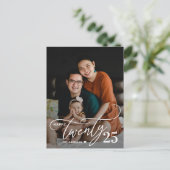 Carte postale photo charmante pour le Nouvel An vi (Debout devant)