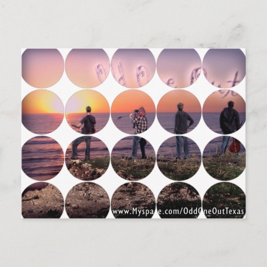 Carte postale photo circulaire (Devant)