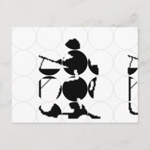 Carte postale photo circulaire