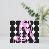 Carte postale photo circulaire (Debout devant)